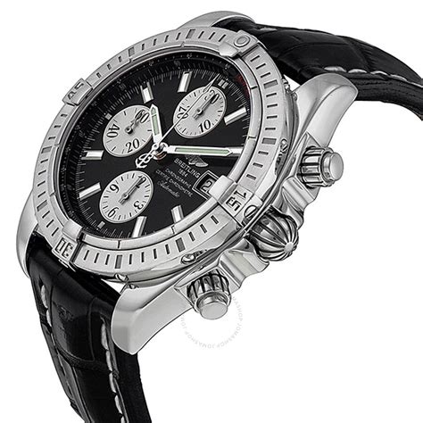 brand new breitling evolution men's watch|Breitling anthracite chronograph.